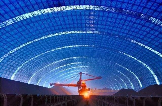 乌鲁木齐亿优钢构工程师为您解析原料场封闭技术的特点和类型